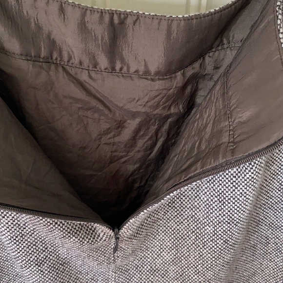 Banana Republic Brown Tweed Mini Skirt Size 8 - Picture 7 of 8